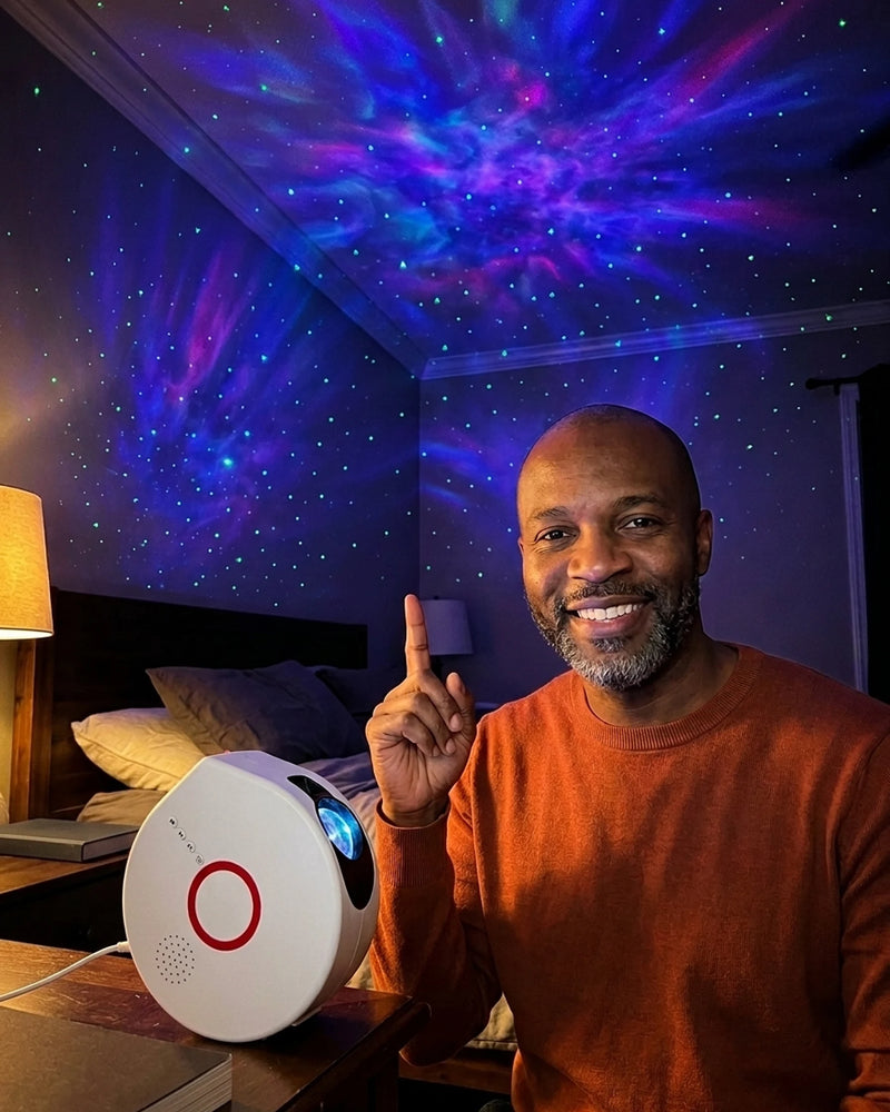 AI-generated image: Marcus (AI persona) · bedroom