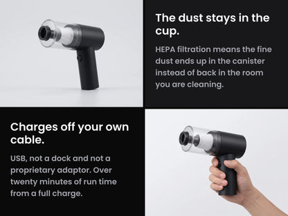 DustaClean Handheld Vacuum