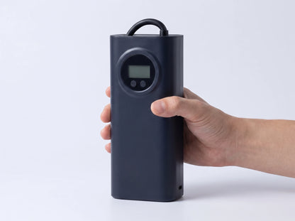 InflatoPro — Cordless tire inflator with preset auto-stop and dual-pressure display