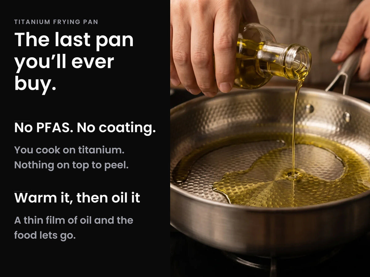 Kitae Titanium Frying Pan