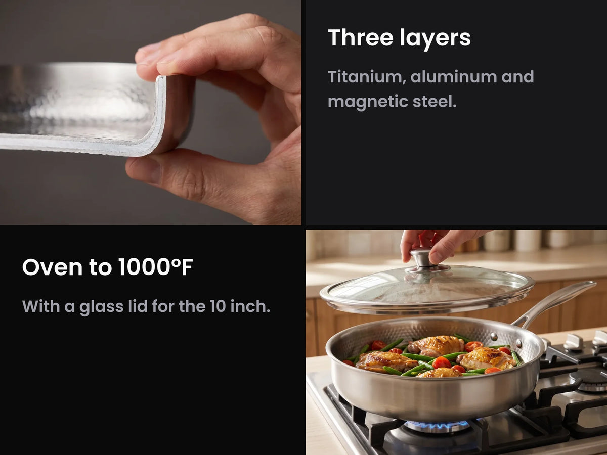 Kitae Titanium Frying Pan
