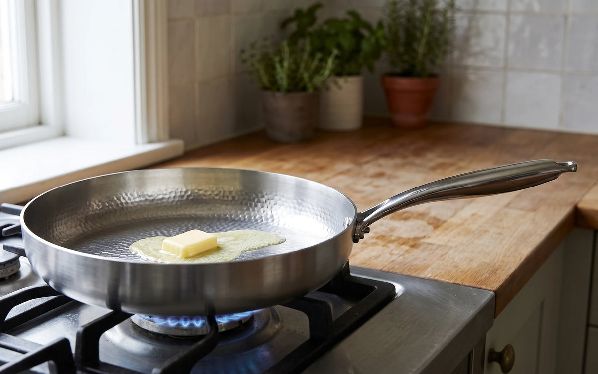 Warm it, then oil it.