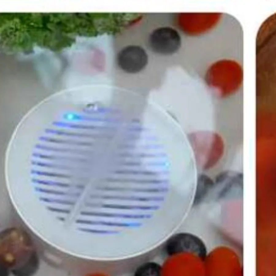 The puck among berries in water
